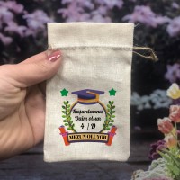 Mezuniyet Konsept Baskılı Kese Okul Kesesi