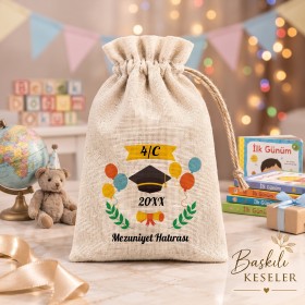 Baskılı Kese 0549 - Mezuniyet Hediyelik Kese