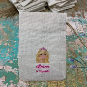 Baskılı Kese 0557 - Barbie Tasarım Hediyelik Kese