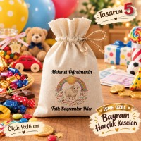 Şeker Bayramı Kesesi Kurban Bayramı Harçlık Kesesi