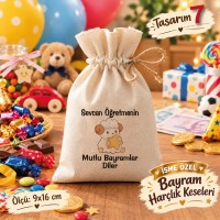 Şeker Bayramı Kesesi Kurban Bayramı Harçlık Kesesi