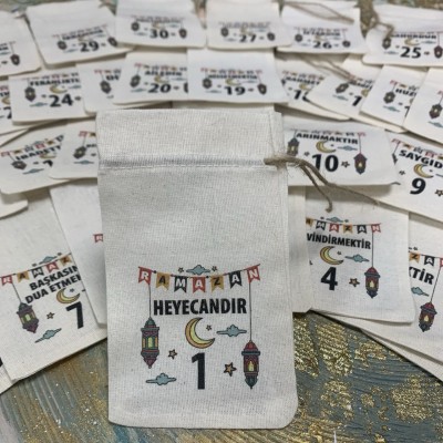 Numaralı Ramazan  Kese 0563 - Aylık Ramazan Kesesi