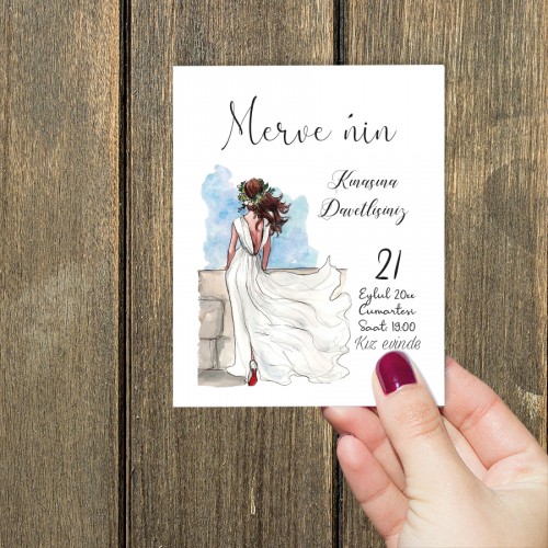Kına Kartları - Yaren Davetiye