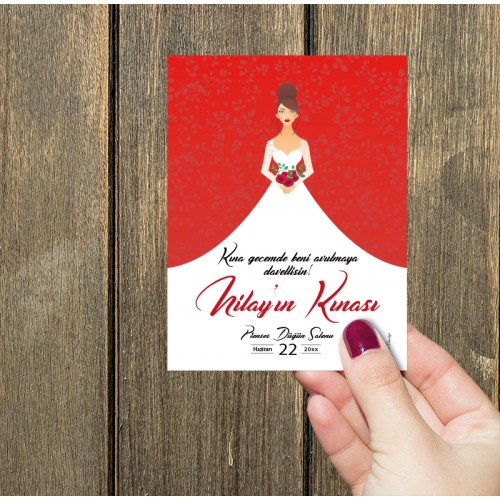 Kına Kartları - Yaren Davetiye