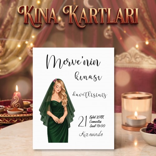 Kına Davetiye Modelleri Kına Kartları - Yaren Davetiye