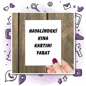01 - Kına  Kartı Tasarla