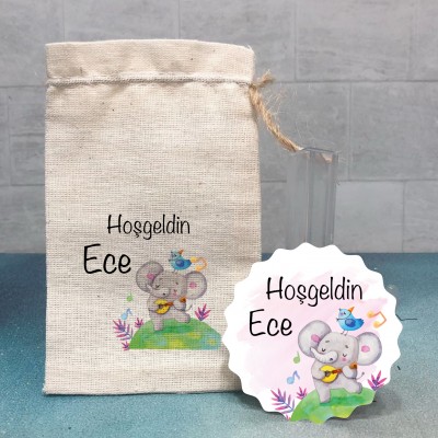 Magnet - Baskılı Kese Kombin 0113