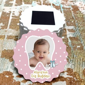 Magnet 0262 - Kız Bebek Resimli Diş Tasarım
