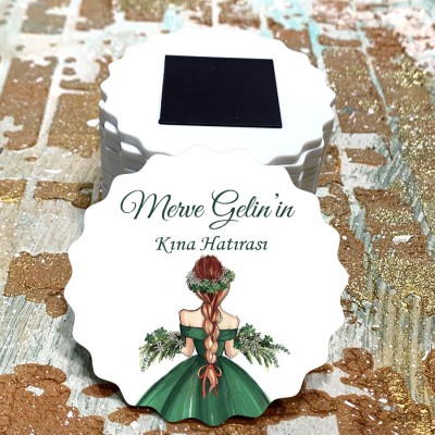 Magnet 0294 - Kına Kızı Tasarım