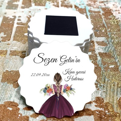 Magnet 0368 - Kına Kızı Tasarım