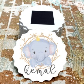 Magnet 0384 - Sevimli Fil Tasarım