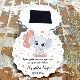 Magnet 0399 - Sevimli Fil Temalı