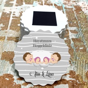 Magnet 0560 - İkiz Bebek Tasarım