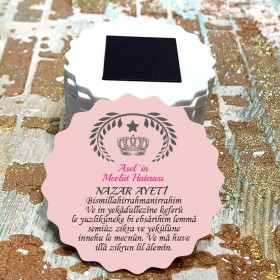 Magnet 0636 - Nazar Dualı Pembe Tasarım