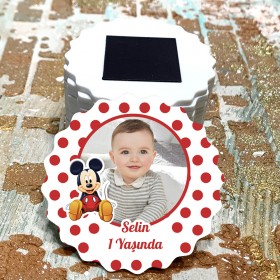 Magnet 0676 - Resimli Mickey Mouse Tasarım