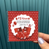 23 Nisan Türk Bayrağı Magnet