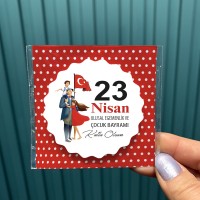 Çocuk Bayramı Magnet 23 Nisan Atatürk Tasarım Magnet