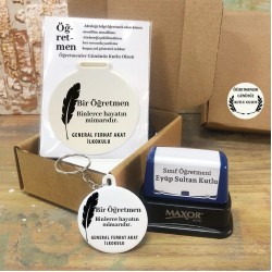 24 Kasım Öğretmenler Günü Hediyesi Aynalı Set 002