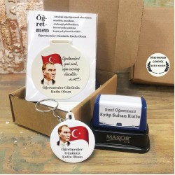 24 Kasım Öğretmenler Günü Hediyesi Aynalı Set 005