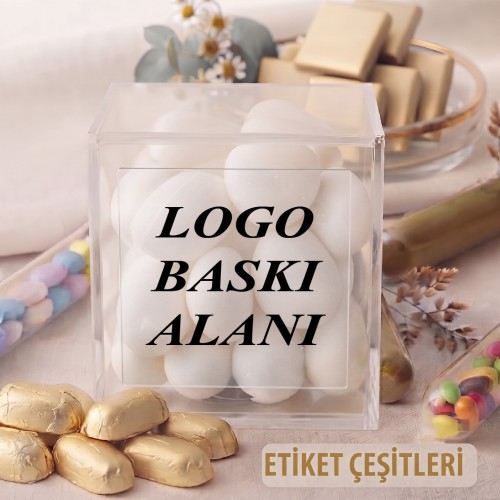 Hediyelik Şeffaf Etiket Şeffaf Etiket - Yaren Davetiye