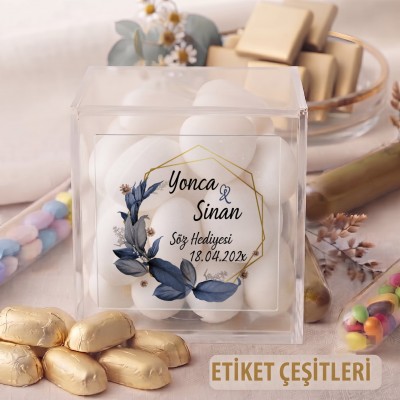 Kare Şeffaf Etiket 509