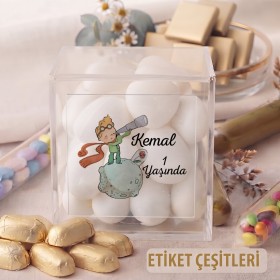 Kare Şeffaf Etiket 517 - Küçük Prens Tasarım