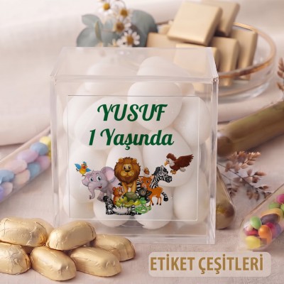 Kare Şeffaf Etiket 520