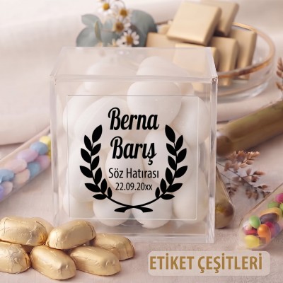Kare Şeffaf Etiket 523