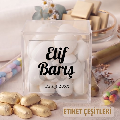 Kare Şeffaf Etiket 528 Kare Şeffaf Etiket 528 - Yaren Davetiye