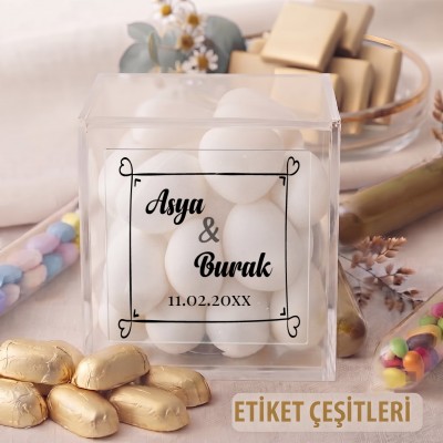 Kare Şeffaf Etiket 531