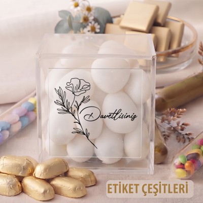 Kare Şeffaf Etiket 535