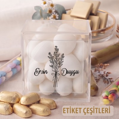 Kare Şeffaf Etiket 537