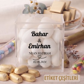 Kare Şeffaf Etiket 541