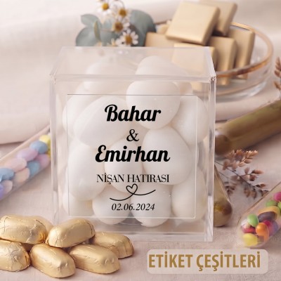 Kare Şeffaf Etiket 541