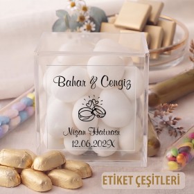 Kare Şeffaf Etiket 542