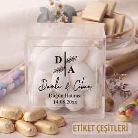 Kare Şeffaf Etiket 543
