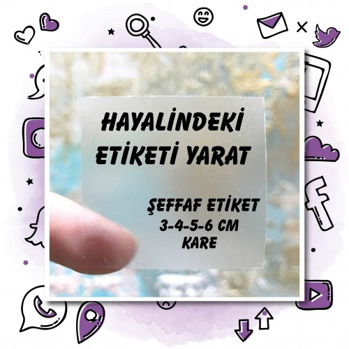 Sticker Tasarımı Yap Etiket Tasarla - Yaren Davetiye
