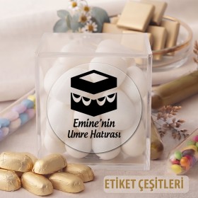Şeffaf Etiket 545 - Hac, Umre, Kabe Tasarım