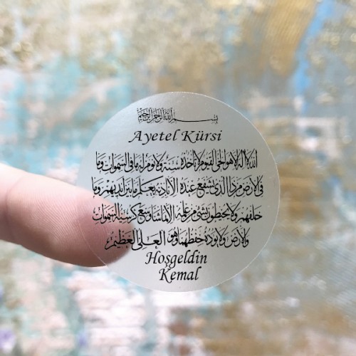 Hediyelik Etiket - Yaren Davetiye