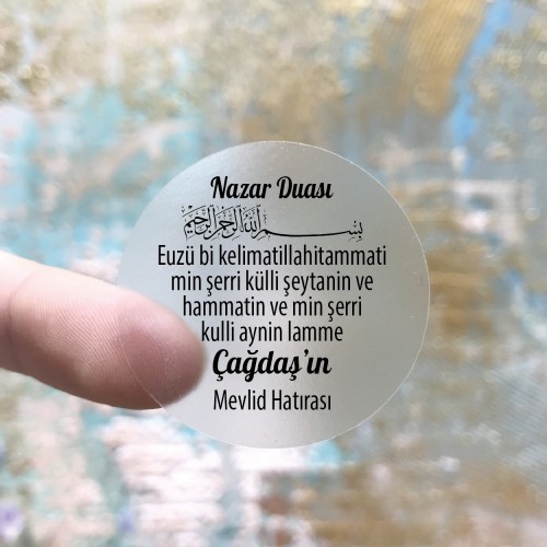 Hediyelik Etiket - Yaren Davetiye