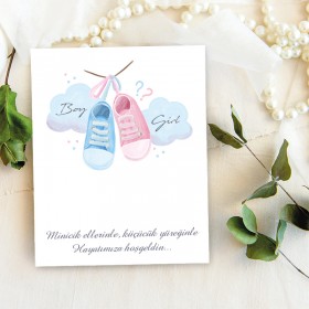 Takı Kartı 068 - Baby Shower Kart