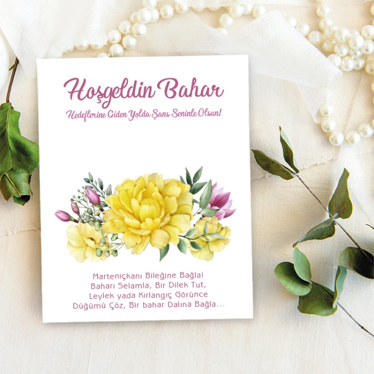 Takı Kartı 076 Marteniçka