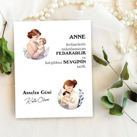Takı Kartı 121 - Anneler Günü Tasarım Hediyelik Kart