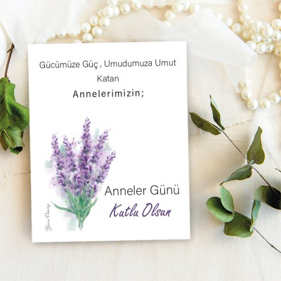 Takı Kartı 123 - Anneler Günü Tasarım Hediyelik Kart