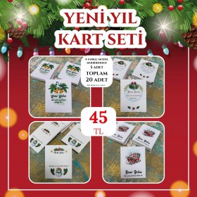 Takı Kartı 159 - Yılbaşı Kart Seti 1