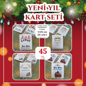 Takı Kartı 160 - Yılbaşı Kart Seti 2