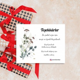 Teşekkür Kartı 001