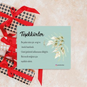Teşekkür Kartı 005